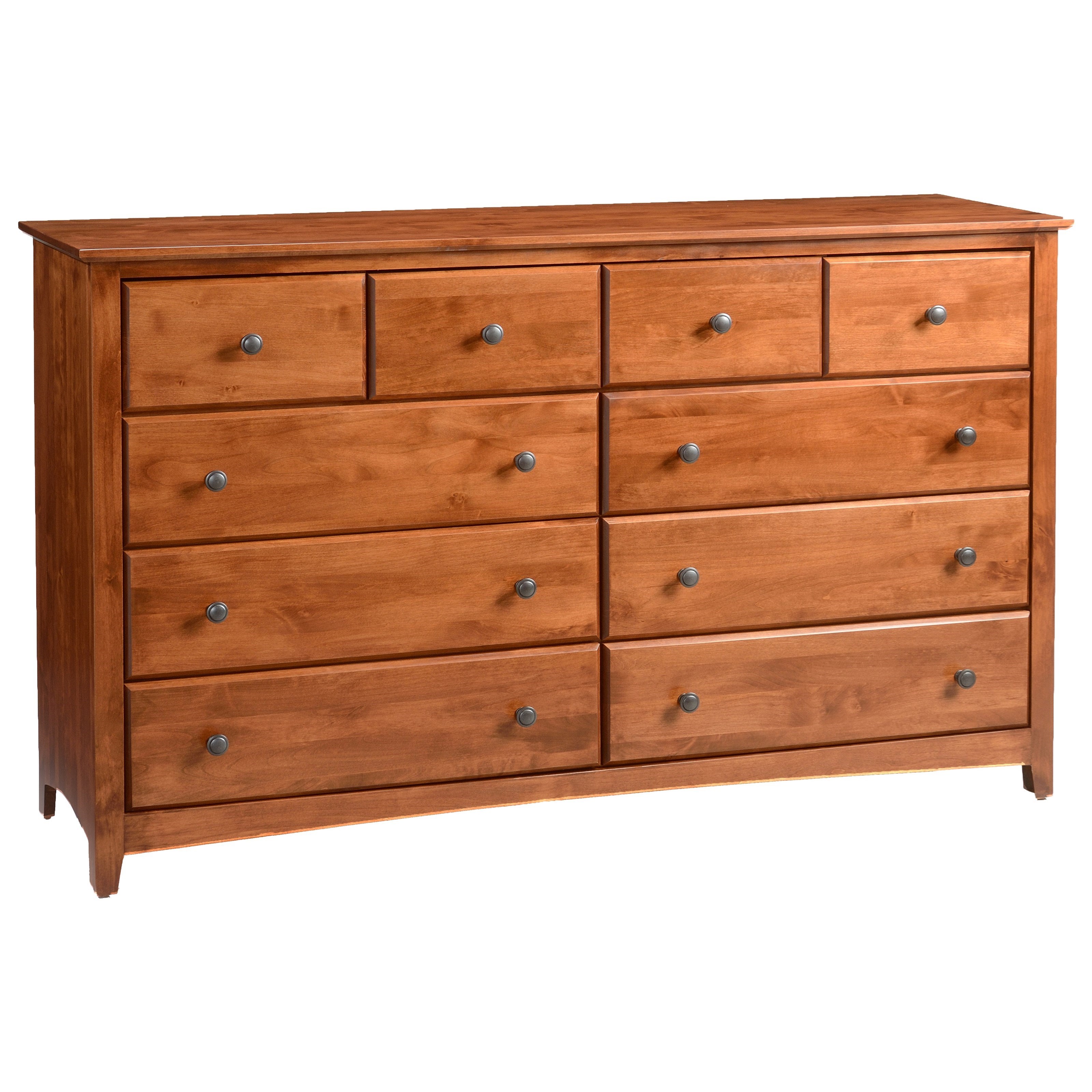 Shaker Bedroom Dresser With 10 Drawers Williams Kay Dressers